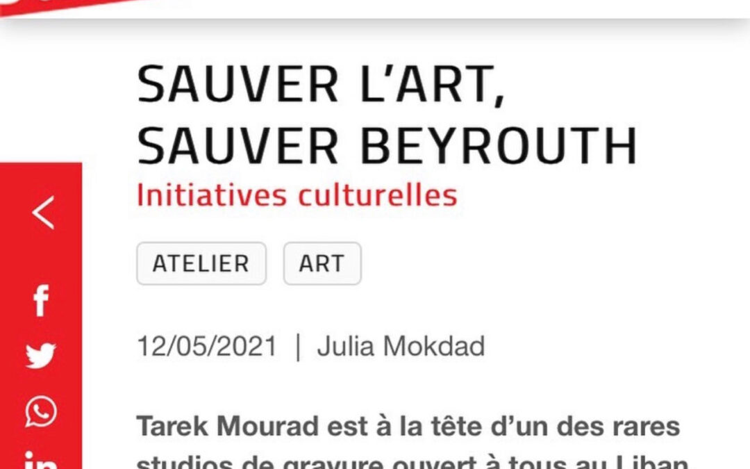 Agenda Culturel : Sauver l’art, Sauver Beyrouth